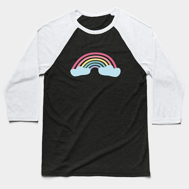 Rainbow. Baseball T-Shirt by candelanieto